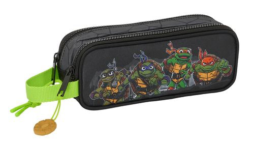 PORTATODO DOBLE TORTUGAS NINJA 21x8x6CM