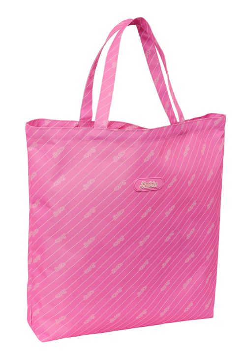 SHOPPING BAG BARBIE LOGOMANIA ROSA 50x45x10CM