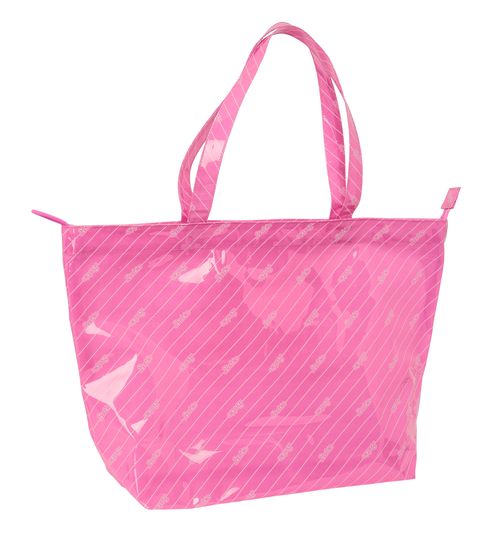BOLSO SHOPPING BARBIE LOGOMANIA ROSA 54x35x17CM