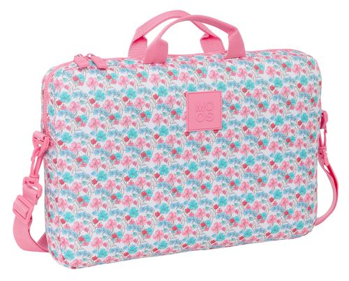 FUNDA PARA PORTATIL 15,6'' RECICLADO MOOS FLORES 40x27x4CM