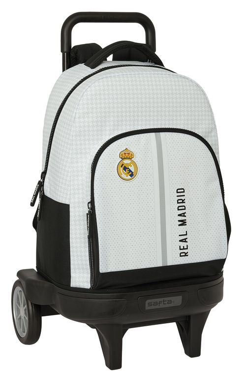 MOCHILA GRANDE CON RUEDAS COMPACT EVOLUTION EXTRAIBLE REAL MADRID 1ª EQUIPACION 24/25 33x45x22CM