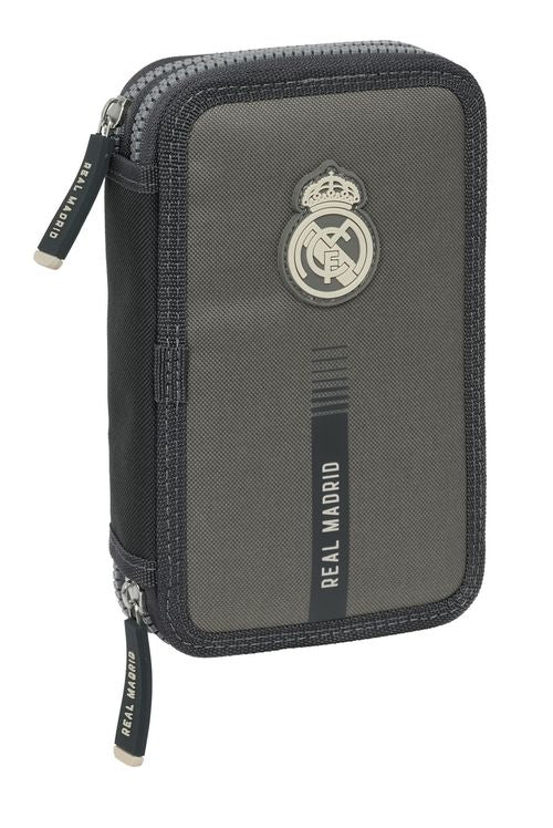PLUMIER DOBLE PEQUEÑO 29 PIEZAS REAL MADRID 3ª EQUIPACION 24/25 12,5x19,5x4cm