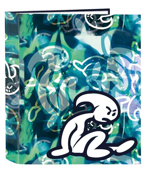 CARPETA FOLIO 4 ANILLAS 35MM LOMO ANCHO EL NIÑO KOOK 27x33x6cm