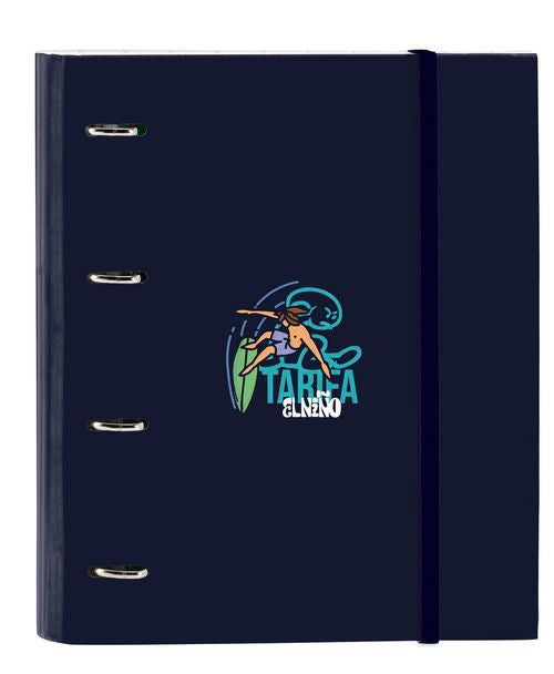 CARPETA 4 ANILLAS 35MM CON RECAMBIO EL NIÑO KOOK 27x32x3,5cm