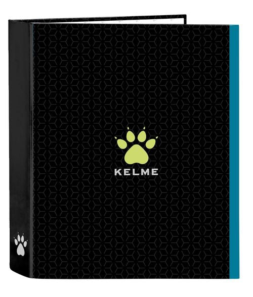 CARPETA FOLIO 4 ANILLAS 35MM LOMO ANCHO KELME IRON 27x33x6cm