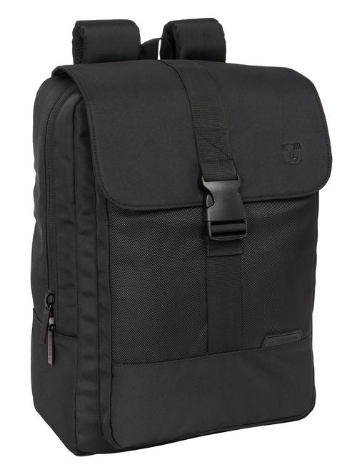 MOCHILA CON SOLAPA PORTATIL 13,3''+USB F.C.BARCELONA PREMIUM 29x39x12cm