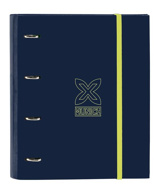 CARPETA 4 ANILLAS 35MM CON RECAMBIO MUNICH NORTH 27x32x3,5cm
