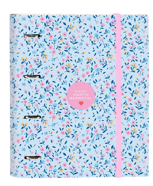 CARPETA 4 ANILLAS 35MM CON RECAMBIO VMB PARAISO 27x32x3,5cm