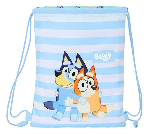SACO PLANO JUNIOR BLUEY SISTERS 26x34x1cm