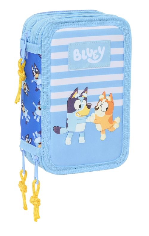 PLUMIER TRIPLE 37 pcs BLUEY LET'S PLAY 12,5x19,5x5,5cm