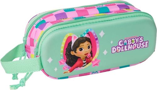 PORTATODO DOBLE 3D GABBY'S DOLLHOUSE 3D 21x8x6cm