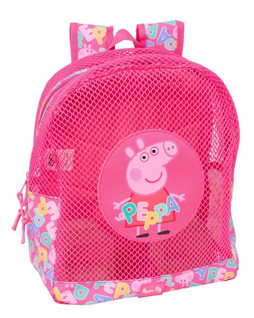 MOCHILA ANTI-ARENA PEPPA PIG 30,5x24x18cm