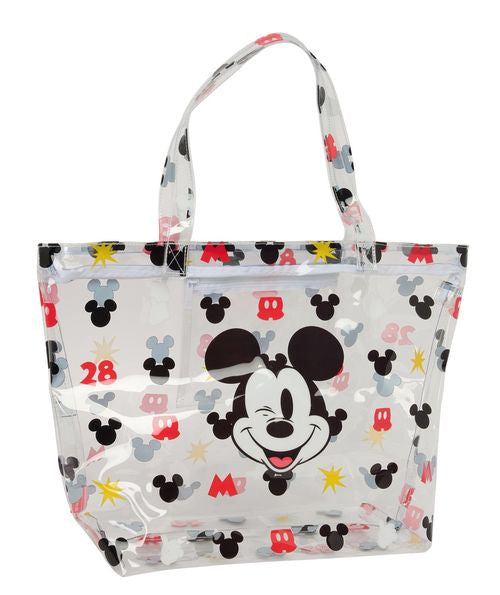 BOLSO SHOPPING CON CREMALLERA MICKEY MOUSE BEACH 54x35x17cm