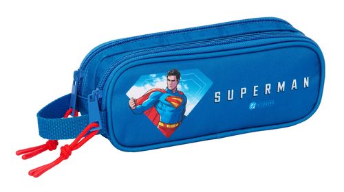 PORTATODO DOBLE SUPERMAN 21x8x6cm