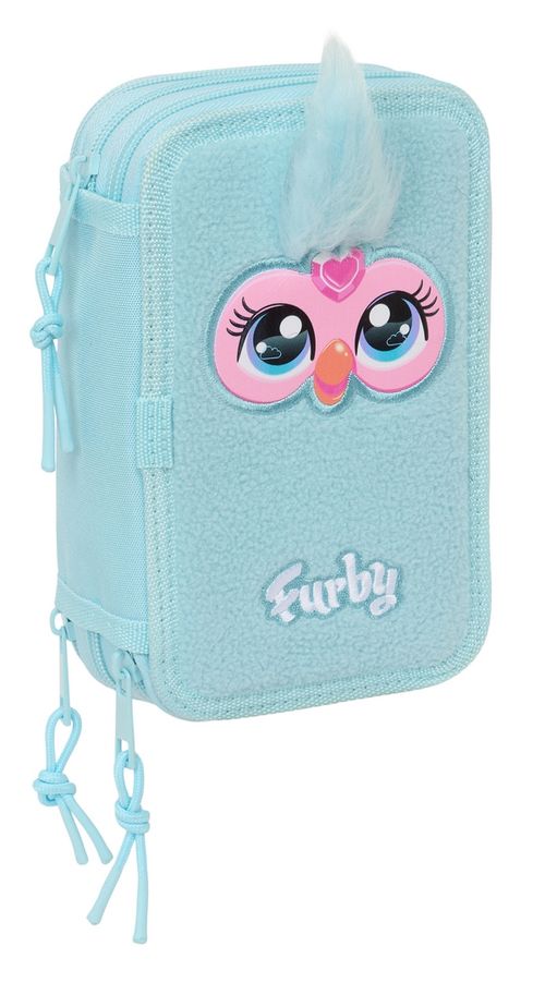 PLUMIER TRIPLE 37 pcs FURBY 12,5x19,5x5,5cm