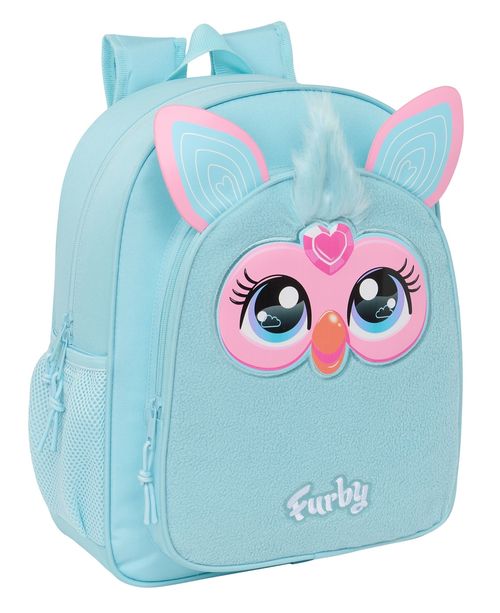 MOCHILA JUNIOR ADAPT.CARRO FURBY 32x38x12cm
