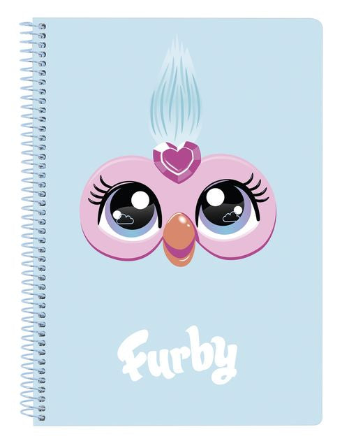 CUADERNO CUARTO 80 H. TAPAS DURAS FURBY 15,5x22x1cm