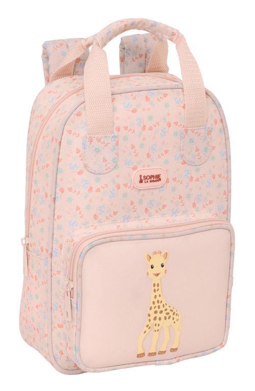MOCHILA INFANTIL RECIC Y REPELENTE AGUA SOPHIE LA GIRAFE JOY 20x28x8cm