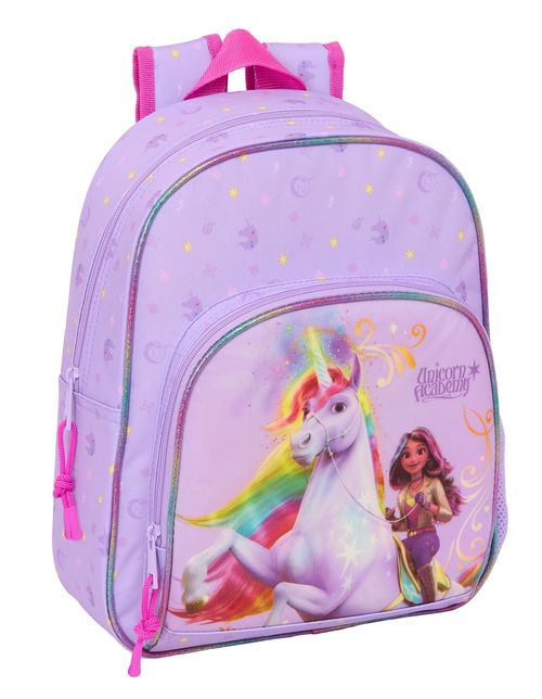 MOCHILA INFANTIL ADAPT.CARRO UNICORN ACADEMY 28x34x10cm
