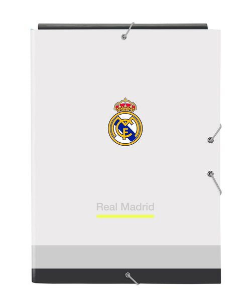 CARPETA FOLIO 3 SOLAPAS REAL MADRID EQUIP. 25/26 26x33,5x2,5cm