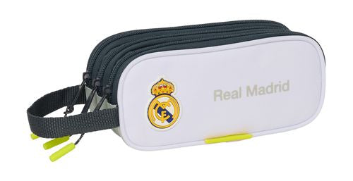 PORTATODO TRIPLE REAL MADRID EQUIP. 25/26 21x8,5x7cm