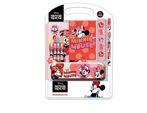 SET ESCRITURA MINNIE MOUSE NAIVE 27x37,5x3cm