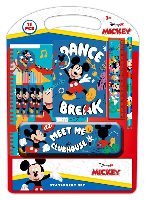 SET ESCRITURA MICKEY MOUSE GOOD DAY 27x37,5x3cm
