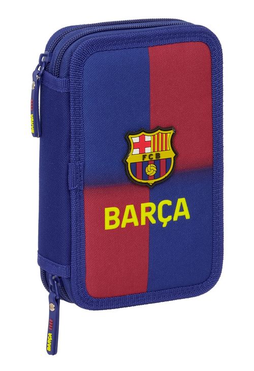 PLUMIER DOBLE PQÑO 29 pcs F.C.BARCELONA 1ª EQUIP. 25/26 12,5x19,5x4cm