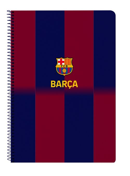 CUADERNO FOLIO 80 H. TAPAS DURAS F.C.BARCELONA 1ª EQUIP. 25/26 21,5x31x1cm
