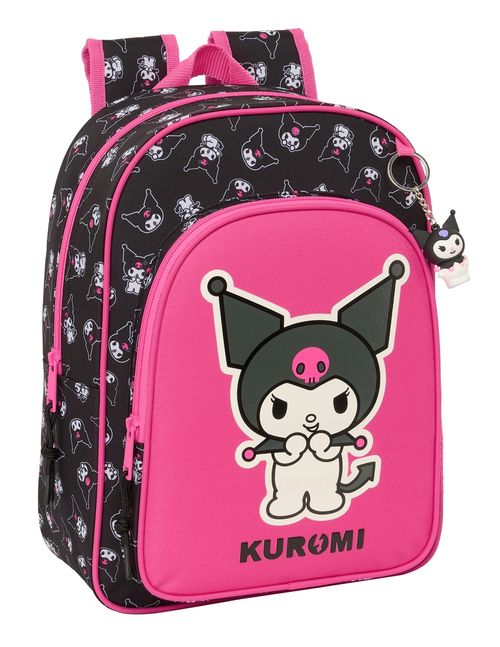 MOCHILA INFANTIL ADAPT.CARRO KUROMI 26x34x11cm