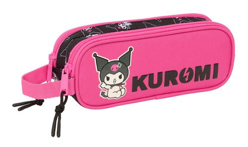 PORTATODO DOBLE KUROMI 21x8x6cm