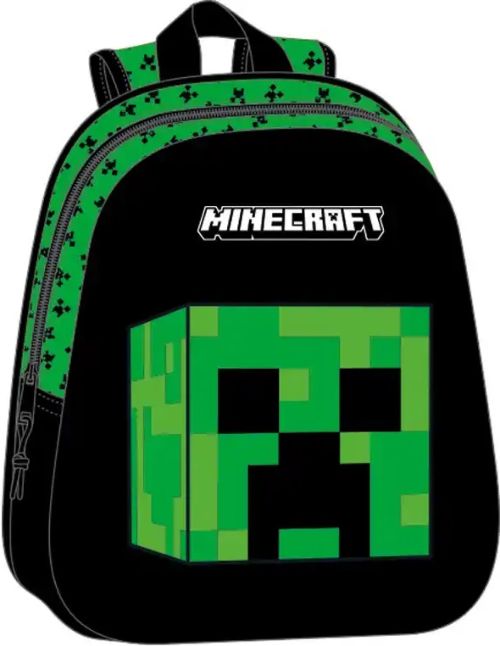 MOCHILA 3D MINECRAFT 27x33x10cm