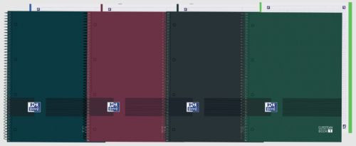Paq/5 bloc a4+ 80h 90g cuad.5x5 europeanbook1 oxford&you colores neutros