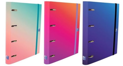 Carpebloc a4+ 4 anillas 35mm recambio cuad.5x5 gradient 3 modelos surtidos