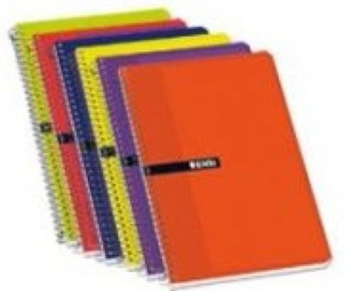 Paq/10 cuaderno espiral fº 80h 60gr pauta 3.5 tapa blanda