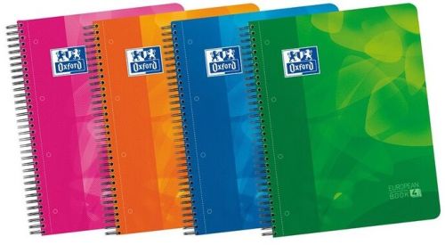 Paq/5 bloc a4+ 120h 90g 1horizontal europeanbook4 con separadores tapap polipropileno
