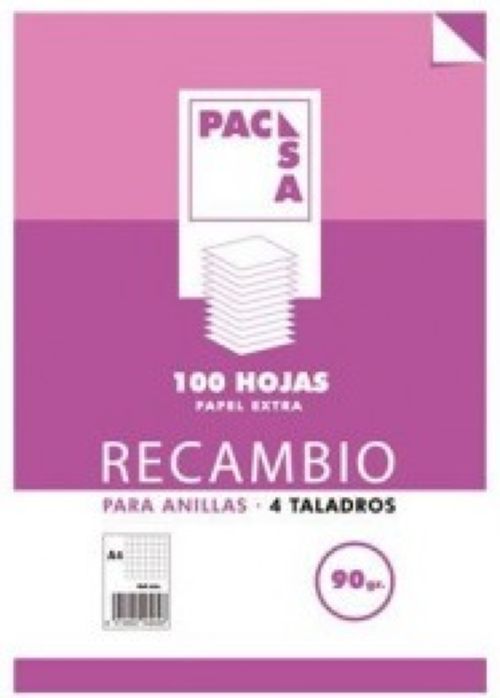 RECAMBIO Fº 100H 4 TALADROS 90G CUAD.4X4 C/M PACSA