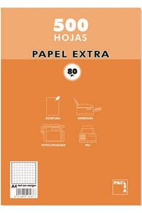 PAQUETE A4 500H 80G CUADRICULA 4X4 PACSA