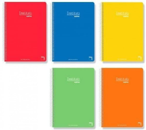 Paq/5 cuaderno fº t.contracolada 80h 90gr 1r surtido