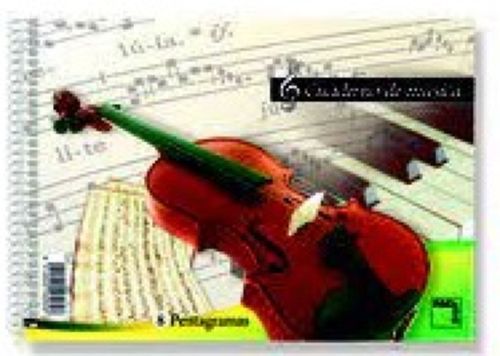 Paq/20 bloc de musica 20h 8 pentagramas 80g. pacsa
