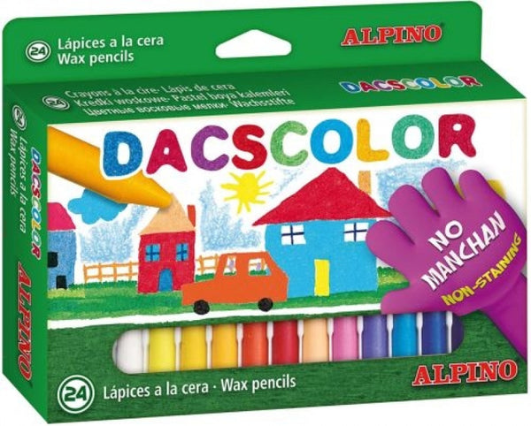 Estuche 24 ceras dacscolor