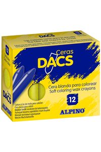 C/12 CERAS BLANDAS DACS AMARILLO CLARO