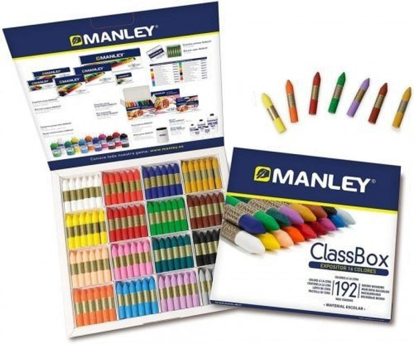 C/192 CERAS MANLEY 16 COLORES SURTIDOS