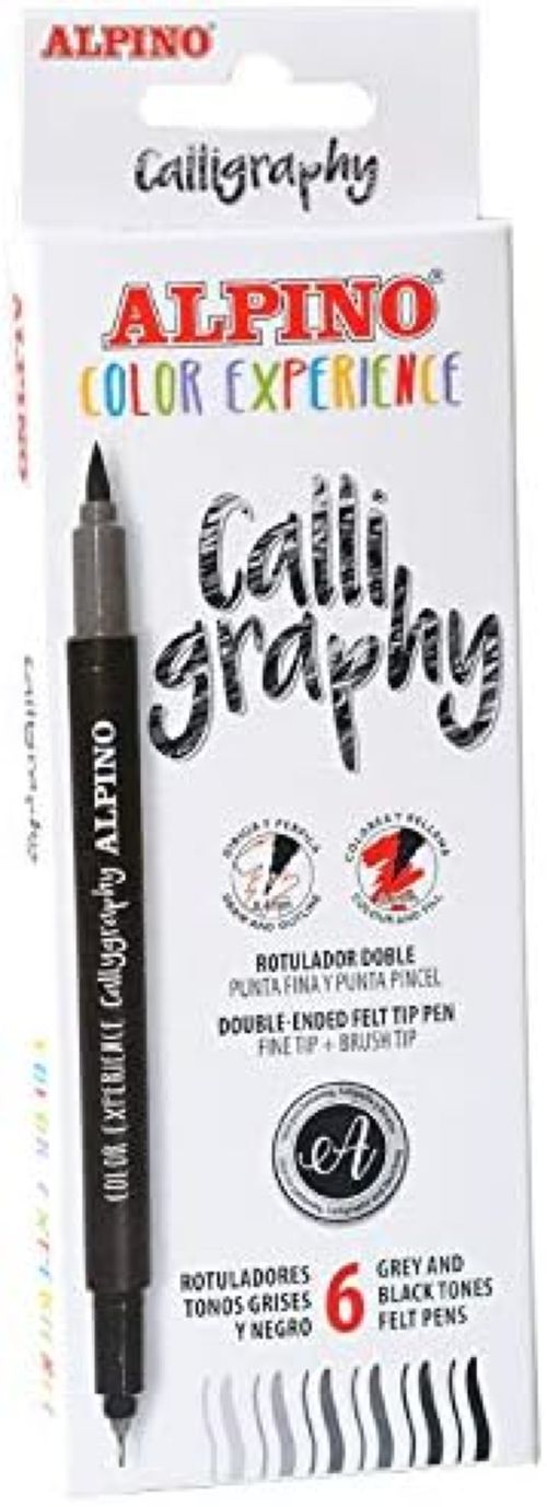 Set 6 rotuladores para la iniciacion en la caligrafia