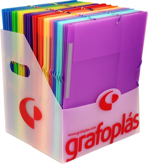 Exp 50 carpeta fº gomas y solpas polipropileno colorgraf