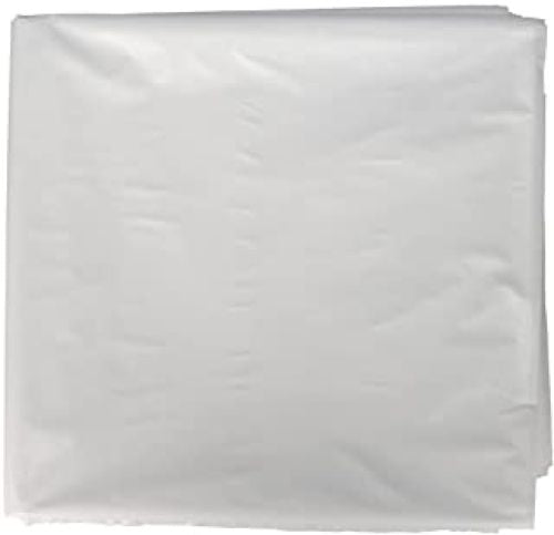 PACK/25 BOLSAS DE PLASTICO PARA DISFRACES 56X70CM BLANCO