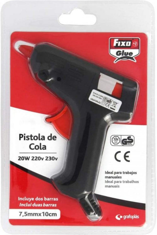 PISTOLA ENCOLADORA 20W + 2 BARRAS DE COLA GRAFOPLAS
