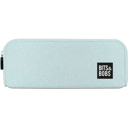 PORTATODO SILICONA AZUL GLITTER B&.B 23,1x31,3x2,8cm