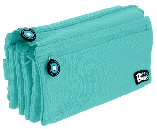 PORTATODO CUADRUPLE PLANO BITS &.BOBS TURQUESA 23X12 CM