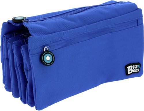 PORTATODO CUADRUPLE PLANO BITS &.BOBS AZUL SOFT 23X12 CM